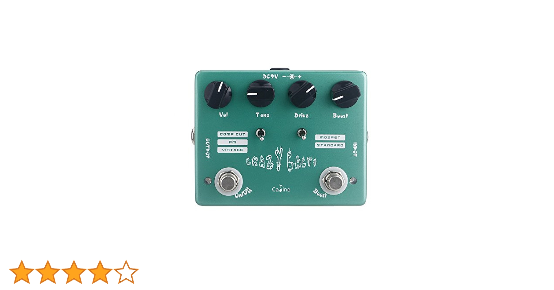 Caline CP-20 Crazy Cacti Overdrive, Green with black